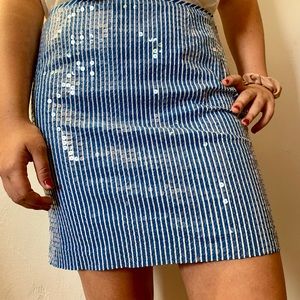 Michael Kors Sequined,Pencil Skirt.